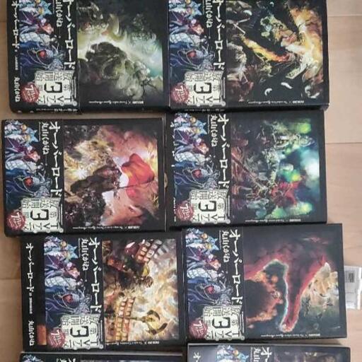 オーバーロード1-14巻セット ほぼ新品 お届け可能 おまけ付き