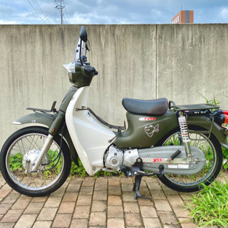 スーパーカブ110 JA07 カスタム 陸自風オリジナルカラー 中古 - バイク