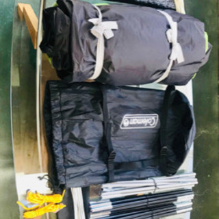  コールマン(Coleman)テント、ロゴス(logos)グランドシート付き