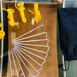  コールマン(Coleman)テント、ロゴス(logos)グランドシート付き