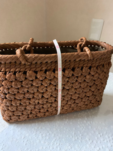 一点限り❣️富山白川郷産 山葡萄六角花編み籠バック 新品 一点限り❣️富山白川郷産 山葡萄六角花編み籠バック 新品