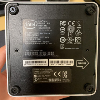 ミニPC windows10home  NUC5CPYH 　SSD32GB 小型