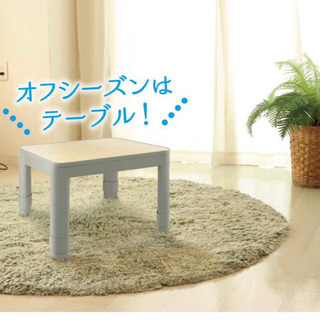 【無料】コタツ、夏はテーブル利用可能