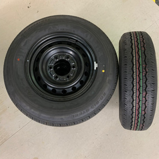 ハイエースワゴン新車外しタイヤ4本セット（鉄ホイール組）②