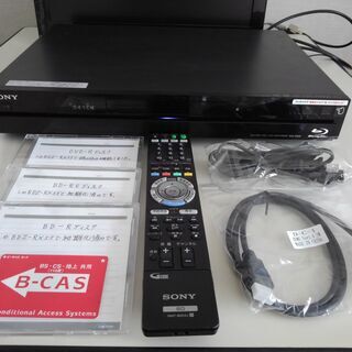 ソニーBDZ-RX55　HDD容量500GB　２番組同時録画　動...