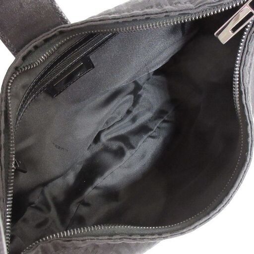 FENDI フェンディ ズッキーノ ワン ショルダーバッグ 黒 8BR325