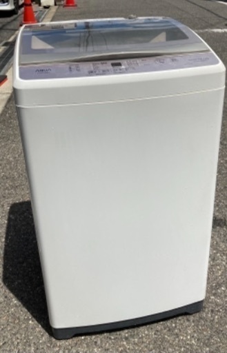 【RKGSE-563】特価！アクア/AQUQ/7kg/全自動洗濯機/AQW-GS70HBK/中古/2020年製/当社より近隣地域無料配達