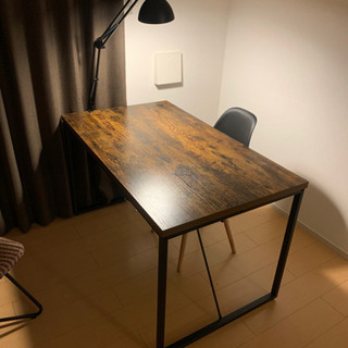 テーブル　椅子　テーブルライトセット