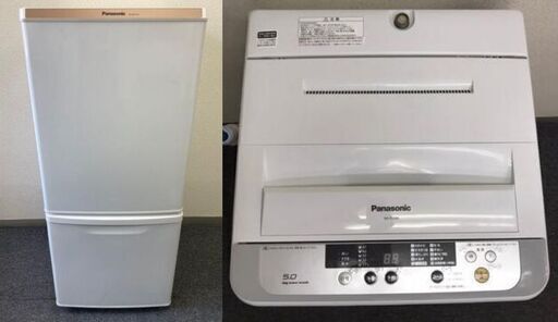 Panasonicセット('Д')【冷蔵庫・洗濯機】DR071104　AS072003