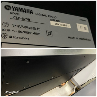 超お薦め品‼️最高グレード‼️美品‼️ヤマハ電子 ピアノクラビノーバ CLP-675B 2017年