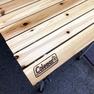 コールマン ナチュラルウッドロールテーブル110 2000023501 キャンプ