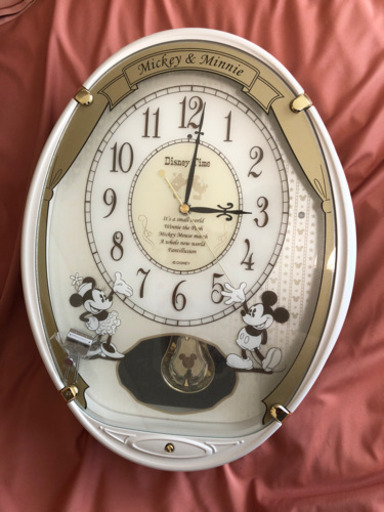 お譲り先決定 Seiko電波時計ディズニータイム ミッキー フレンズ Maiueo 墨染の時計 掛け時計 の中古あげます 譲ります ジモティーで不用品の処分