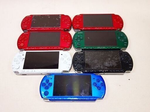 【苫小牧バナナ】ジャンク!!SONY/ソニー PSP3000 まとめうり 7台セット 現状渡し 部品取りに
