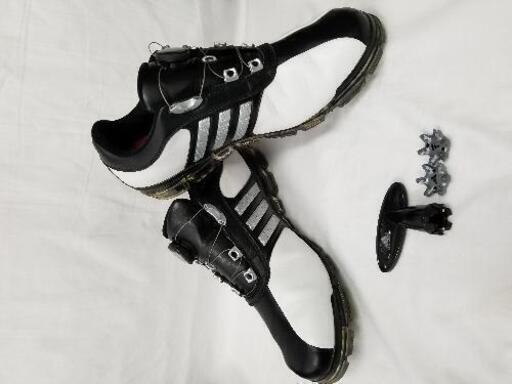 【値下げ　美品　アディダスゴルフ】シューズセット