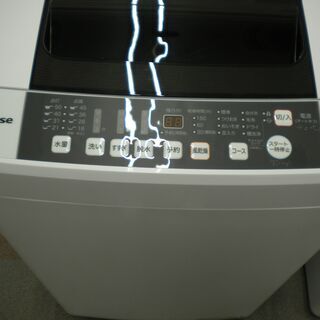 ②西岡店 全自動洗濯機 5.5kg 2020年製 ハイセンス HW-T55C 白