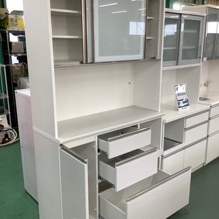 家具ならトレファク吉川店！！ ニトリ レンジボード 2枚扉 ホワイト