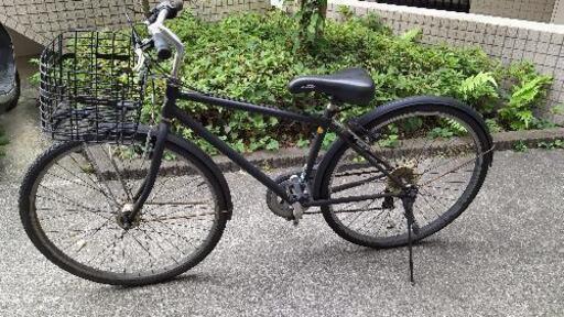MIYATA 自転車　黒　26インチ　変速　整備済み　値段交渉