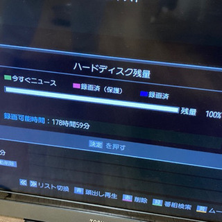 外付けHDD2tB &東芝　32型　液晶テレビセット