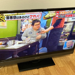 外付けHDD2tB &東芝　32型　液晶テレビセット