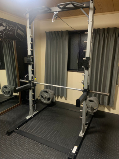 oni 鬼 ハーフラック パワーラック アイロテック バーベルセット 135