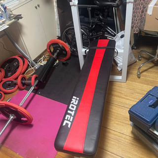 超美品　irotec ベンチプレスセット