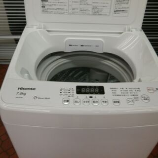 ID 977242 ハイセンス 7.5Kg 2019年製 HW-G75A