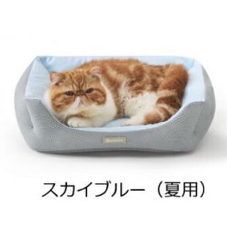 【新品未使用】ペットベッド 猫 犬 小型犬 夏 涼感 冷感 クー...