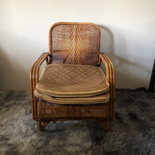 【ネット決済】籐の椅子⭐︎昭和レトロ無料
