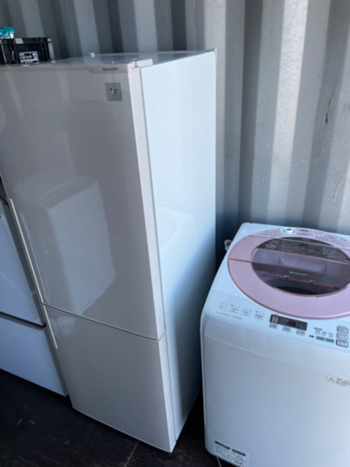 No.967 SHARP 2〜3人用　冷蔵庫❄️洗濯機セット　2015年製　近隣配送無料