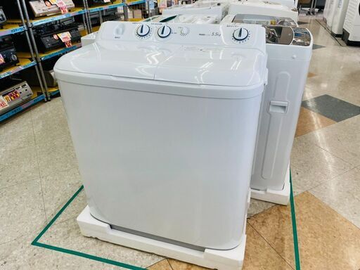 Haier(ハイアール) 未使用！！5.5kg二槽式洗濯機 定価￥24,780 JW-W55E 2020年