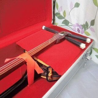 11.980円 沖縄三線専用 二丁入アルミハードケースと高級ベークライト爪