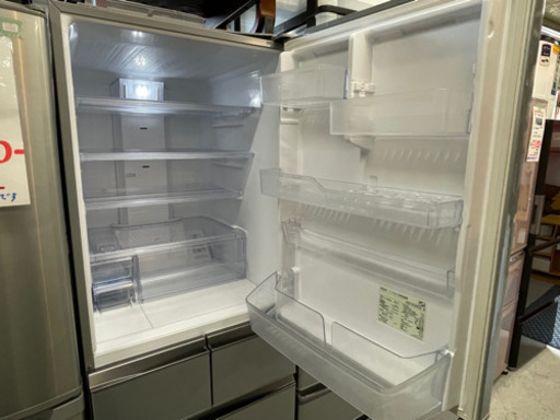 ●販売終了●冷蔵庫　5ドア　AQUA 2016年製　自動製氷付き　AQR-SD42E 415ℓ 中古品