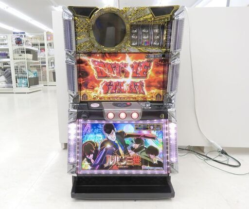千歳市/恵庭市 パチスロ実機 オリンピア ルパン三世消されたルパン/B4 コイン機 100V 5号機 スロット 動作確認済み