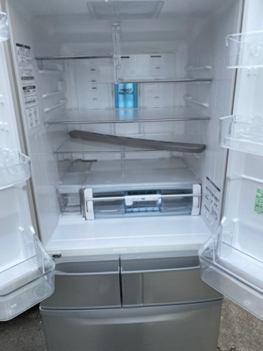 除菌洗517L 冷凍冷蔵庫 6ドア フレンチドア 両開き 観音開き インテリジェント真空保存 真空チルド HITACHI R-SF52BM
