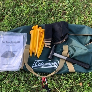Coleman コールマン バイザードームスカイルーフ　300 +ハンマー付き