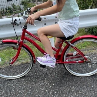 【ネット決済】[受付完了]子供用自転車です。22インチ赤で小学生...