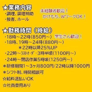 居酒屋 事業拡大の為募集の画像