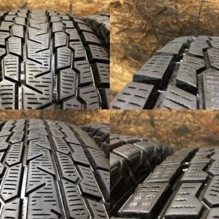 【YOKOHAMA ice GUARD G075 195/80R15 107/105L LT】スタッドレス【Ripresa 15インチ 6J6HPCD139.7+33】2017年製 ハイエース等　(VTC414) クレジットカード QR決済可能