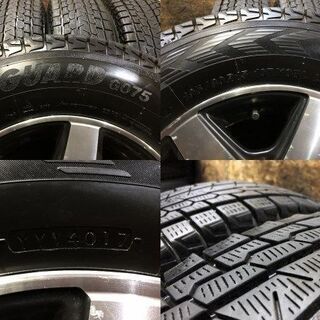 【YOKOHAMA ice GUARD G075 195/80R15 107/105L LT】スタッドレス【Ripresa 15インチ 6J6HPCD139.7+33】2017年製 ハイエース等　(VTC414) クレジットカード QR決済可能