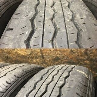 【BS RD-613 STEEL 195/80R15 107/105L LT】夏タイヤ【社外ホイール 15インチ 6J6HPCD139.7+33】200系ハイエース等　(VTJ338) クレジットカード QR決済可能