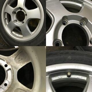 【GOODYEAR WRANGLER IP/N 175/80R16】スタッドレス【社外ホイール 16インチ 5.5J5HPCD139.7+22】バリ溝 ジムニー用　(VTJ336) クレジットカード QR決済可能