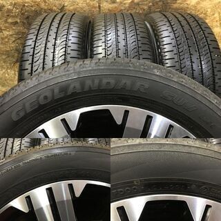新車外し 【YOKOHAMA GEOLANDAR SUV G055 225/55R18】夏タイヤ【三菱