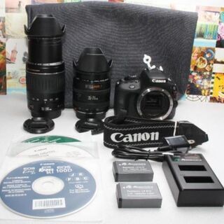 ❤️予備バッテリー付❤️キヤノン EOS kiss X7 超望遠レンズセット
