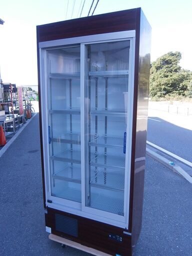 ☆中古品 美品 ダイワ 冷蔵ショーケース 351U 2016年製 リーチン 木目 900ｘ450ｘ1956ｍｍ☆