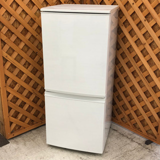 愛品館江戸川店】「保証有り」SHARPシャープ 137L 2ドア冷凍冷蔵庫「SJ 