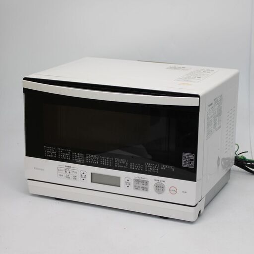 373)東芝 23L スチームオーブンレンジ ER-R6 石窯オーブン グランホワイト 2018年製 TOSHIBA