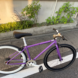 700c シングルギア　クロスバイク