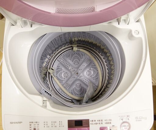 ●SHARP シャープ 6.0Kg 洗濯機 ES-GE6A 2016年製 中古品●