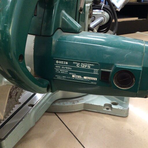 中古】【動作OK】HITACHI ヒタチ 卓上スライド丸ノコ C12FS 16500円  