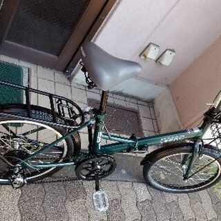 maruishi ROXY 20吋折り畳み自転車 外装6段/ダークグリーンxブラック